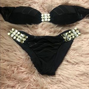 Beach Bunny  ”Bling Bando Suit”